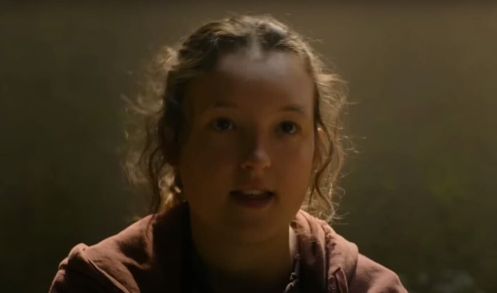 The Last of Us series showing Bella Ramsey as Ellie